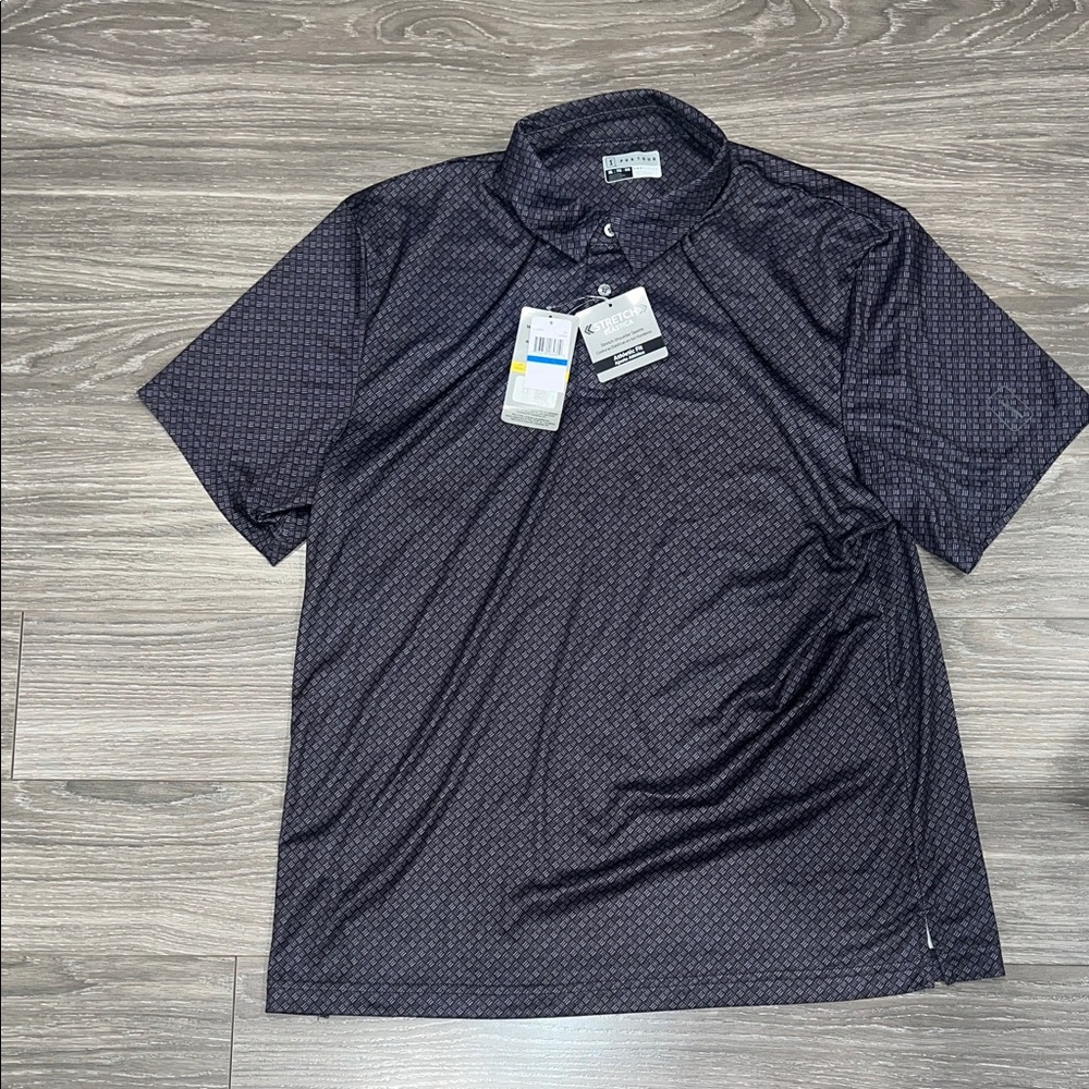 PGA Tour Black Polo Shirt